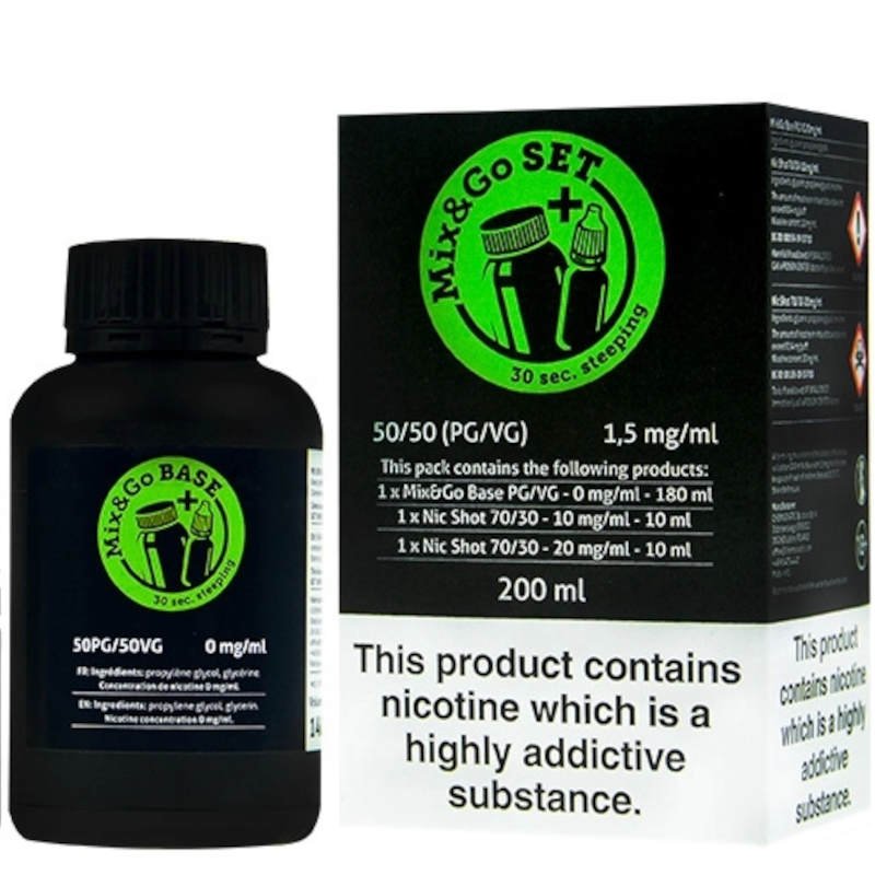 Pack base DIY 50/50 Chemnovatic 200 ml Pack base DIY 50/50 Chemnovatic 200 ml