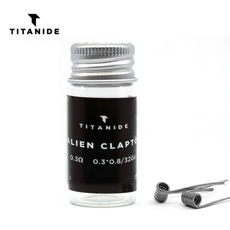 Lot de deux coils Alien Clapton Ni80 Titanide Lot de deux coils Alien Clapton Ni80 Titanide