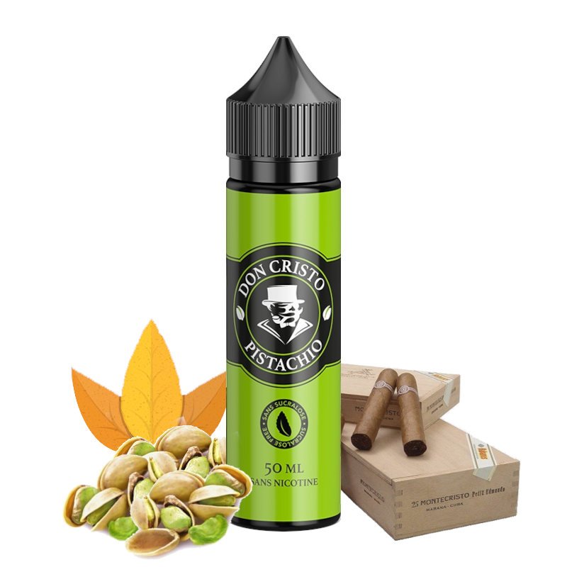 E-liquide Don Cristo Pistachio 0% sucralose PGVG Labs 50 ml E-liquide Don Cristo Pistachio 0% sucralose PGVG Labs 50 ml