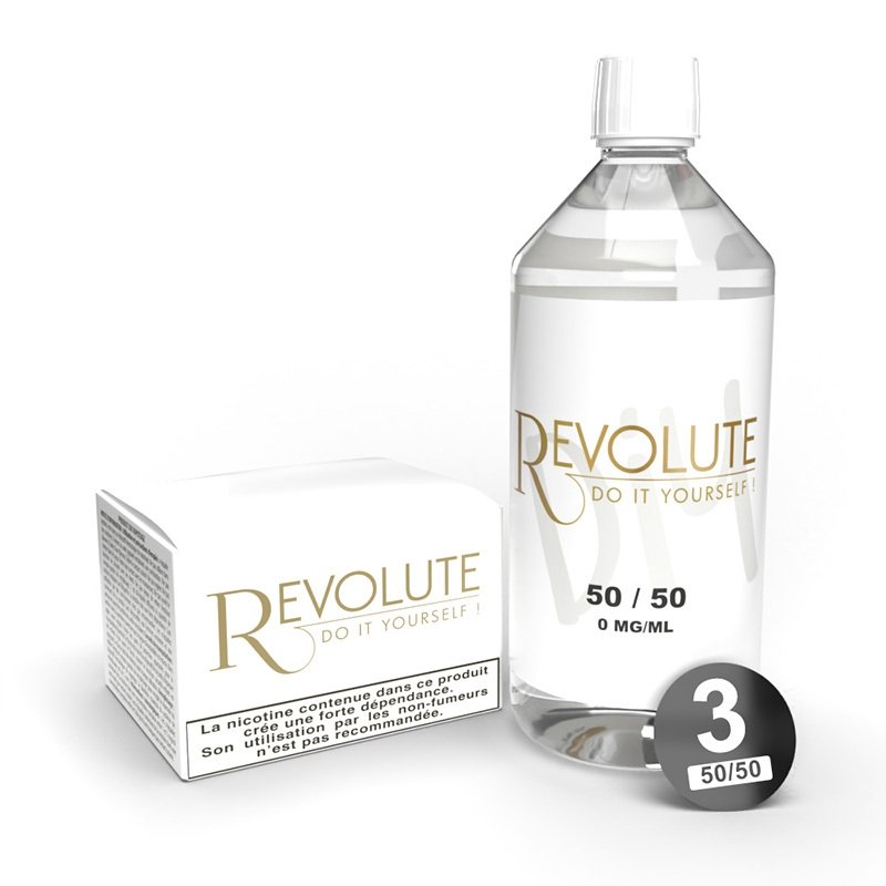 Pack Base DIY 1L 50/50 Revolute 3mg Pack Base DIY 1L 50/50 Revolute 3mg