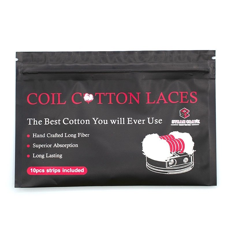 Pads de coton en lacet pour la vape Coil Cotton Laces Steam Crave