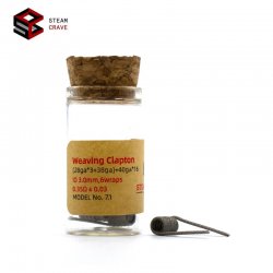 4 coils Weaving Clapton 0.35 ohm diamètre 3 mm (28*3+38)+40*16