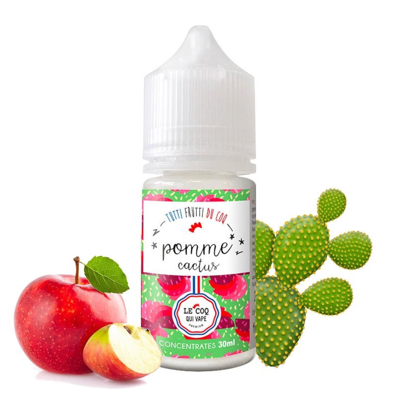 Arôme concentré Pomme Cactus Le Coq Qui Vape 30 ml Arôme concentré Pomme Cactus Le Coq Qui Vape 30 ml