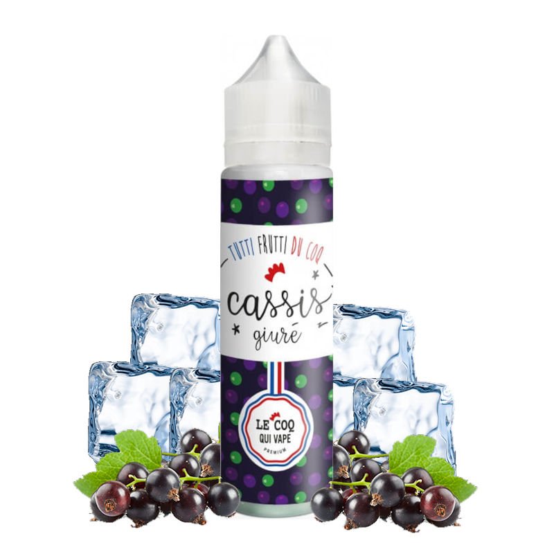 Eliquide Cassis givré Le coq qui vape 50 ml