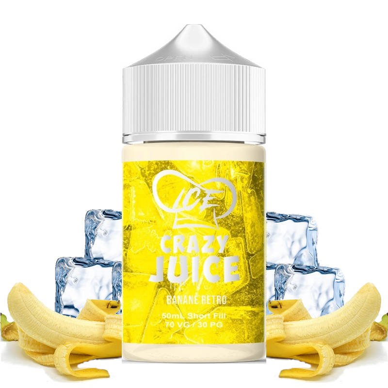Eliquide Banane Retro Ice Crazy Juice de Mukk Mukk