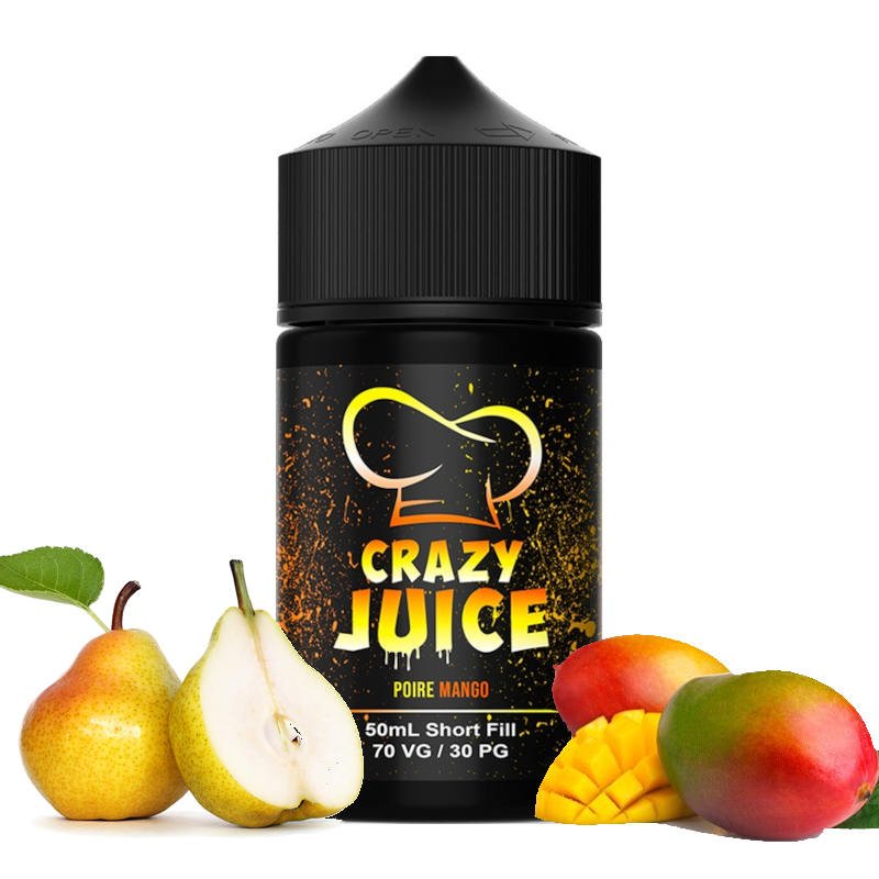 Eliquide Poire Mango Crazy Juice de Mukk Mukk
