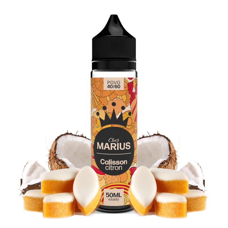 E-liquide Calisson Citron Chez Marius by E.Tasty 50 ml E-liquide Calisson Citron Chez Marius by E.Tasty 50 ml