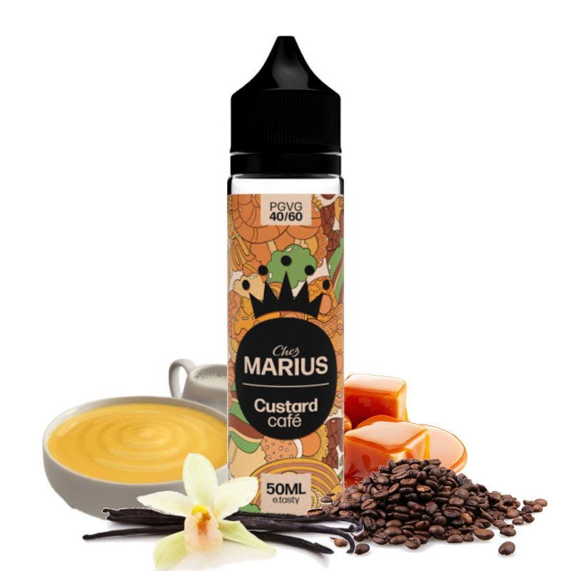 E-liquide Custard Café Chez Marius by E.Tasty 50 ml E-liquide Custard Café Chez Marius by E.Tasty 50 ml