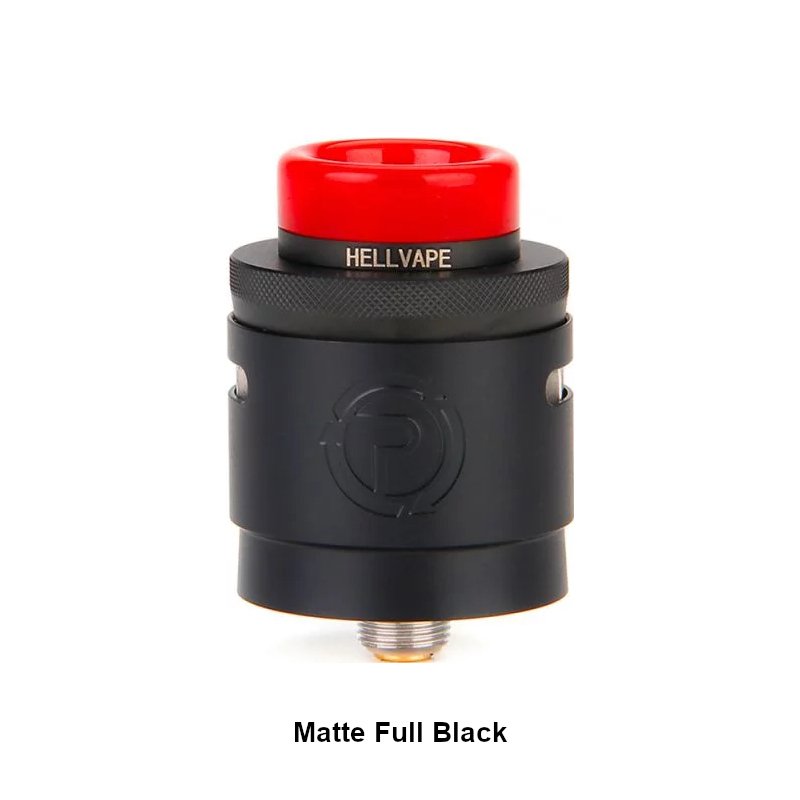 Dripper Passage RDA Hellvape Matte Full Black Dripper Passage RDA Hellvape Matte Full Black