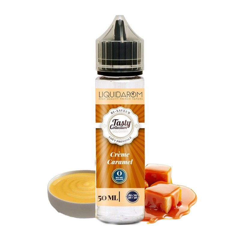 Eliquide Crème Caramel Tasty Collection 50 ml Eliquide Crème Caramel Tasty Collection 50 ml