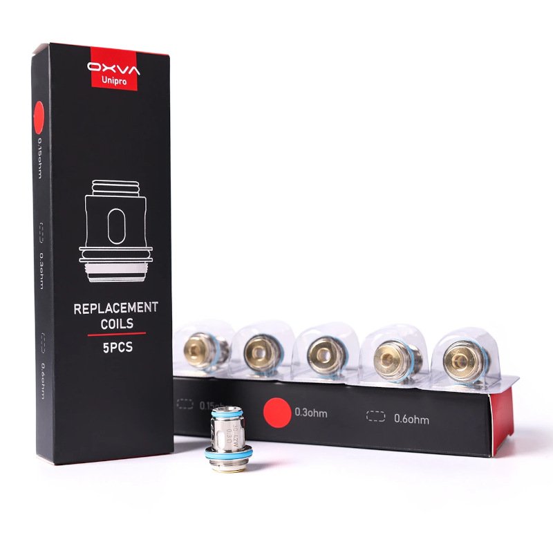 Boîte cinq résistances Unipro OXVA pour Velocity Boîte cinq résistances Unipro OXVA pour Velocity