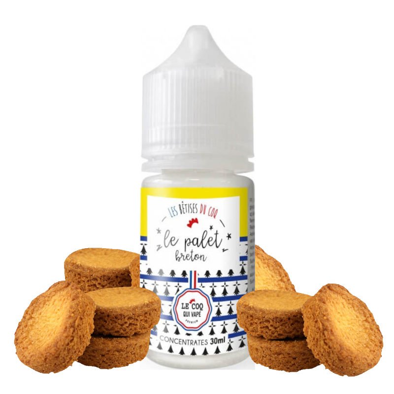 Arôme concentré Palet Breton Le Coq Qui Vape Arôme concentré Palet Breton Le Coq Qui Vape