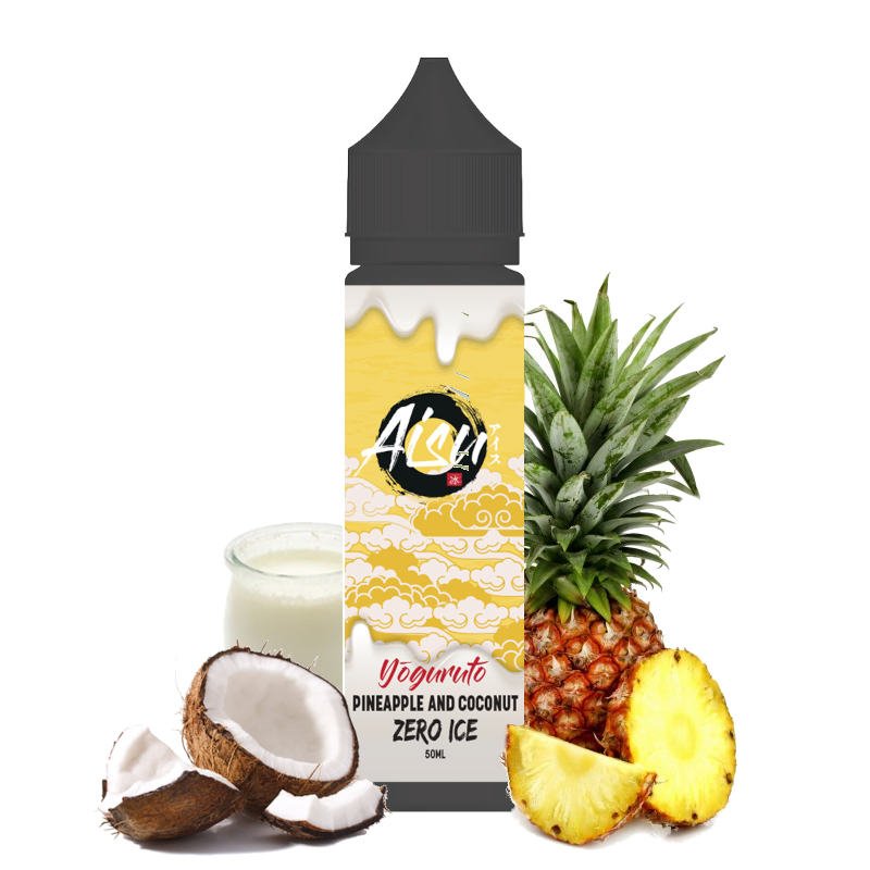 Eliquide Pineapple & Coconut Zéro Ice Aisu Yoguruto de Zap! Juice 50 ml