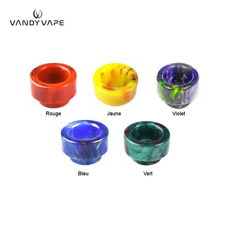 Drip Tip 810 Résine Vandy Vape 5 couleurs Drip Tip 810 Résine Vandy Vape 5 couleurs