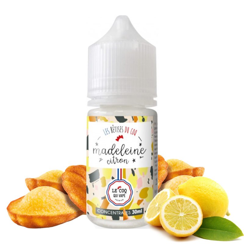 Arôme concentré Madeleine citron Le Coq Qui Vape Arôme concentré Madeleine citron Le Coq Qui Vape
