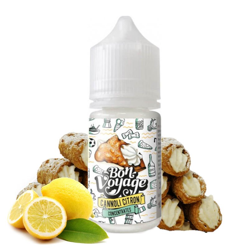 Arôme concentré Cannoli Citron Bon Voyage 30 ml Arôme concentré Cannoli Citron Bon Voyage 30 ml