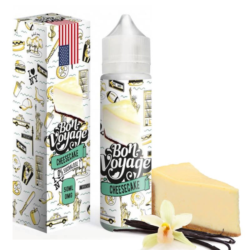 Eliquide Cheesecake Bon Voyage 50 ml Eliquide Cheesecake Bon Voyage 50 ml