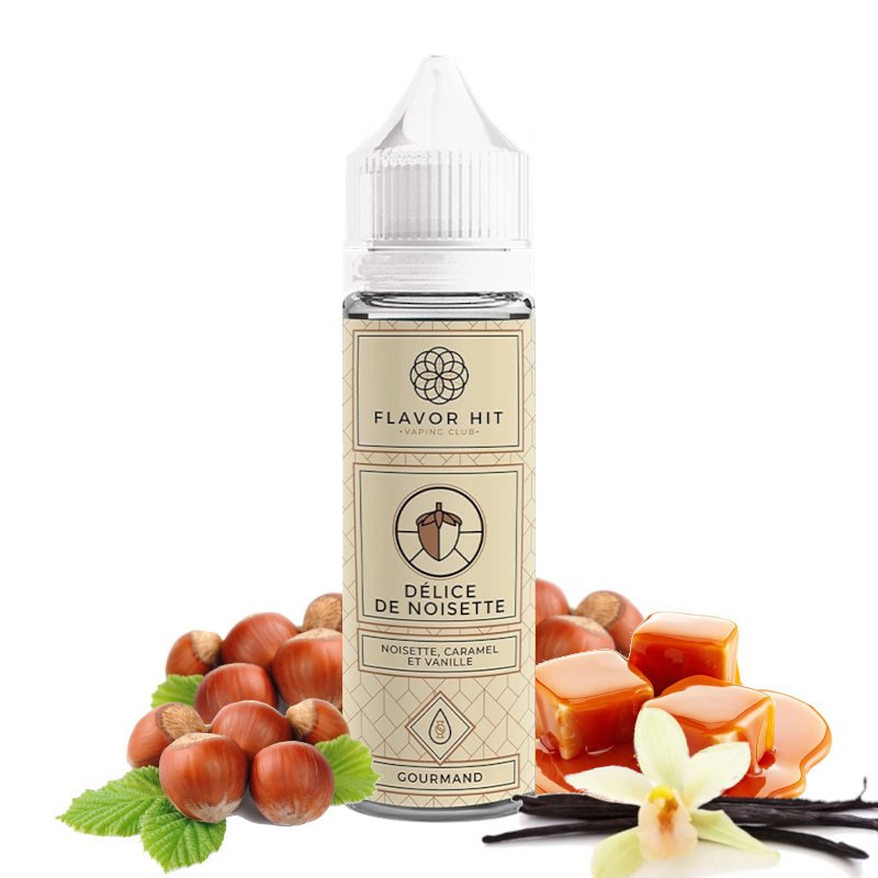 Eliquide Délice de noisette Flavor Hit 50 ml Eliquide Délice de noisette Flavor Hit 50 ml