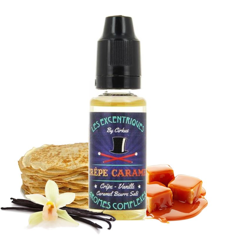 Arôme Concentré Crêpe caramel Les Excentriques by Cirkus 20 ml Arôme Concentré Crêpe caramel Les Excentriques by Cirkus 20 ml