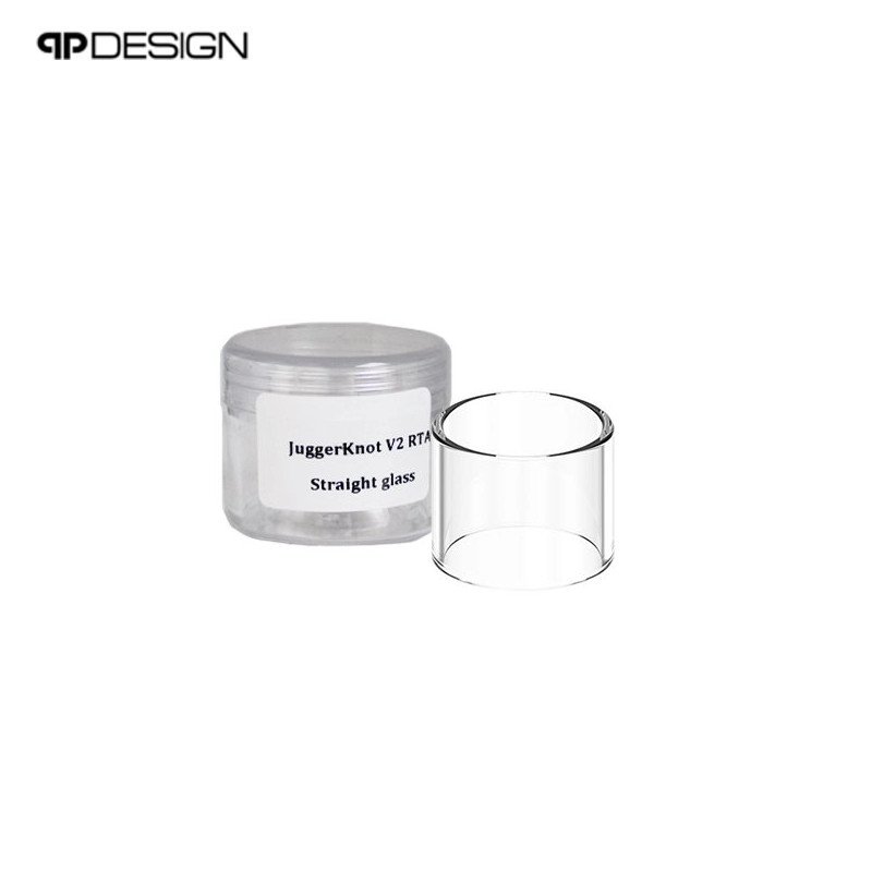 Tube Pyrex Juggerknot V2 droit 4ml QP Design Tube Pyrex Juggerknot V2 droit 4ml QP Design