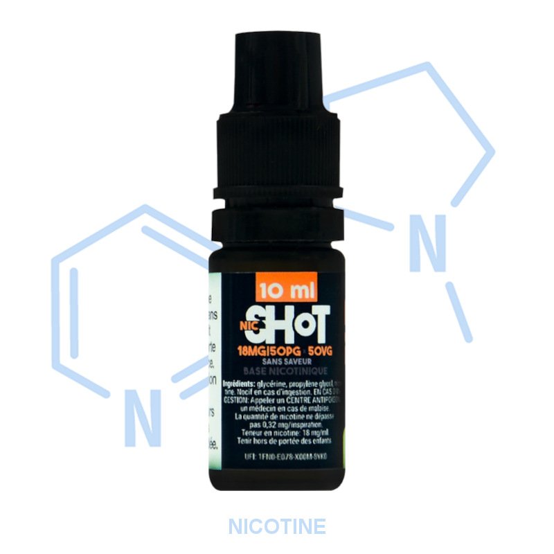 Booster nicotine Nic Shot Chemnovatic PG/VG 50/50 18mg Booster nicotine Nic Shot Chemnovatic PG/VG 50/50 18mg