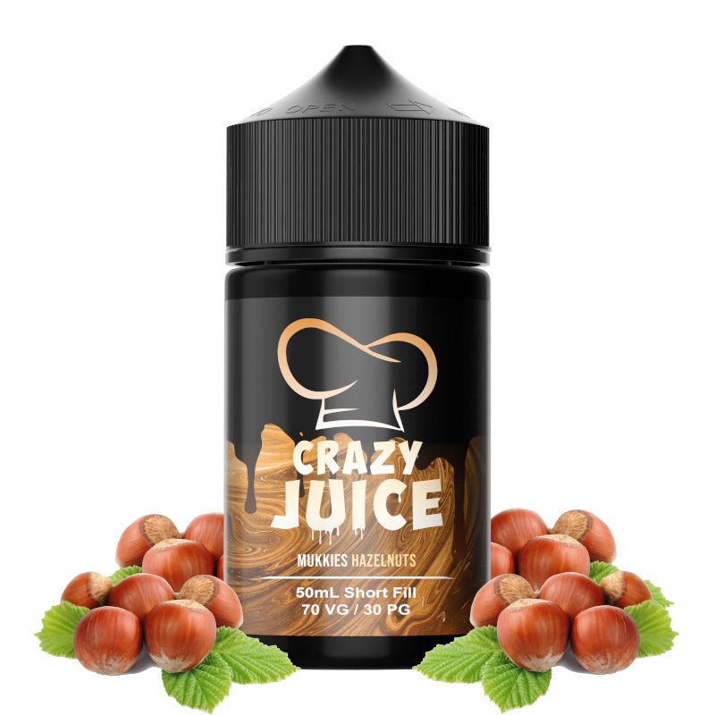 Eliquide Mukkies Hazelnuts Crazy Juice Mukk Mukk 50 ml Eliquide Mukkies Hazelnuts Crazy Juice Mukk Mukk 50 ml