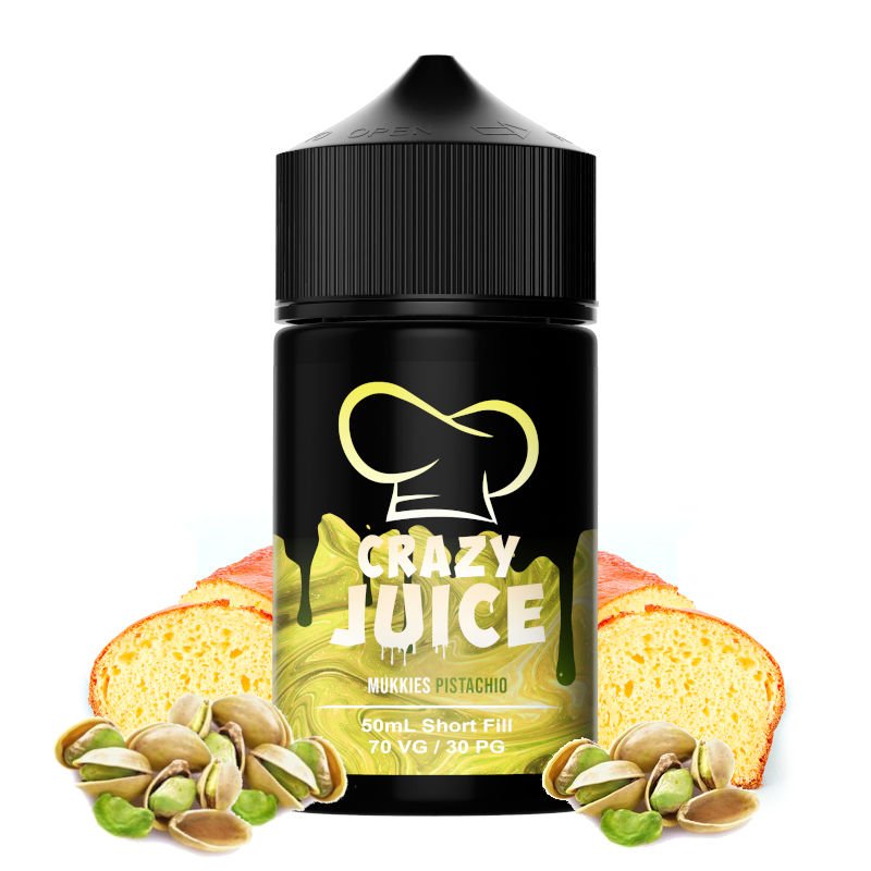 Eliquide Mukkies Pistache Crazy Juice Mukk Mukk 50 ml Eliquide Mukkies Pistache Crazy Juice Mukk Mukk 50 ml