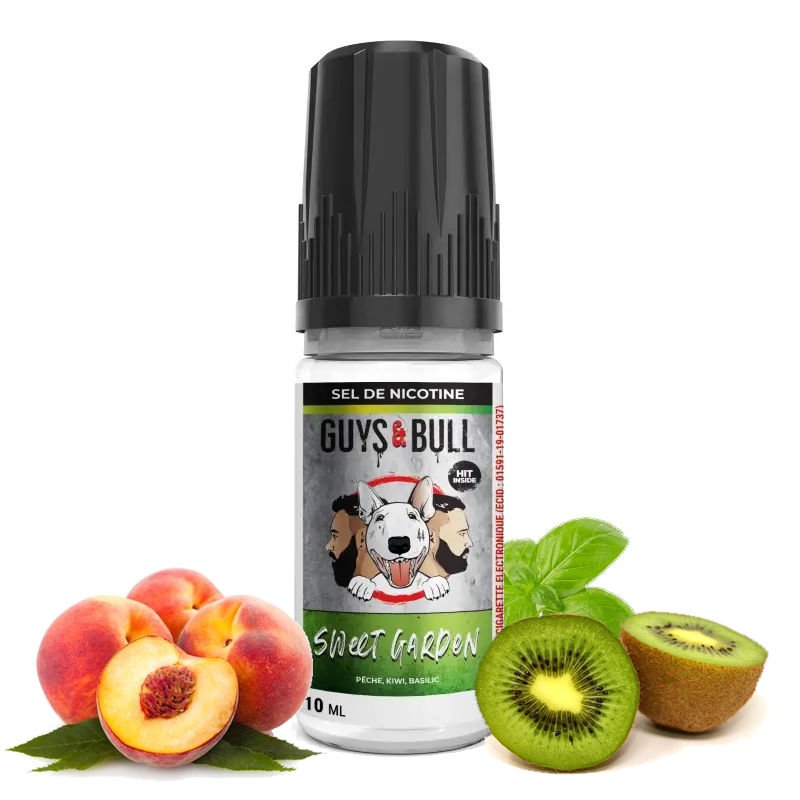 Eliquide sel de nicotine Sweet Garden Guys & Bull 10 ml Eliquide sel de nicotine Sweet Garden Guys & Bull 10 ml