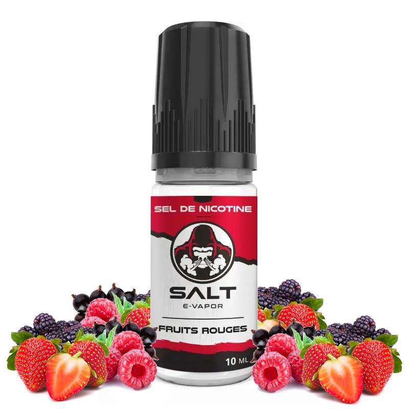 Eliquide sel de nicotine Fruits rouges Salt E-Vapor 10 ml