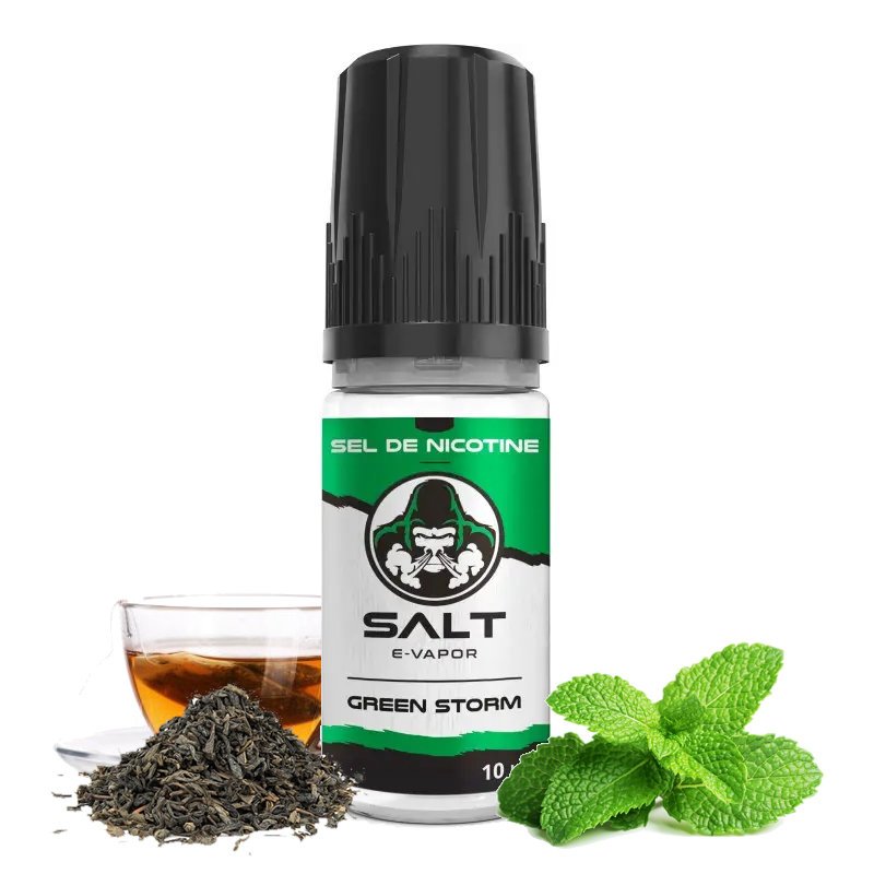 Eliquide sel de nicotine Green Storm Salt E-Vapor 10 ml
