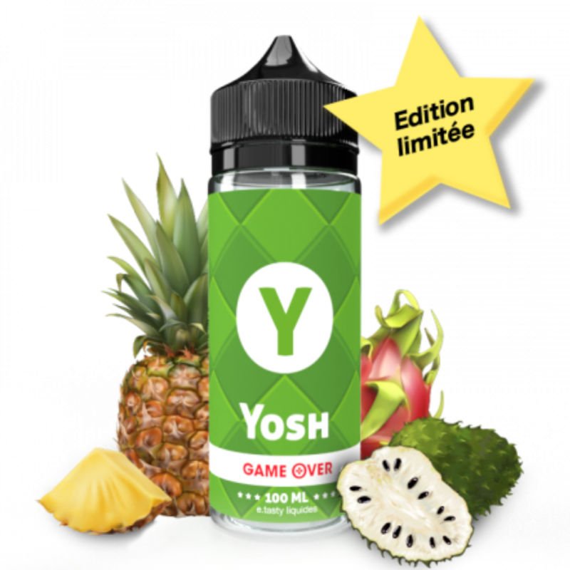 E-liquide Yosh gamme Game Over par E.Tasty 100 ml E-liquide Yosh gamme Game Over par E.Tasty 100 ml