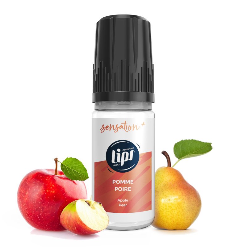 Eliquide Pomme Poire Lips Sensation + 10 ml Eliquide Pomme Poire Lips Sensation + 10 ml
