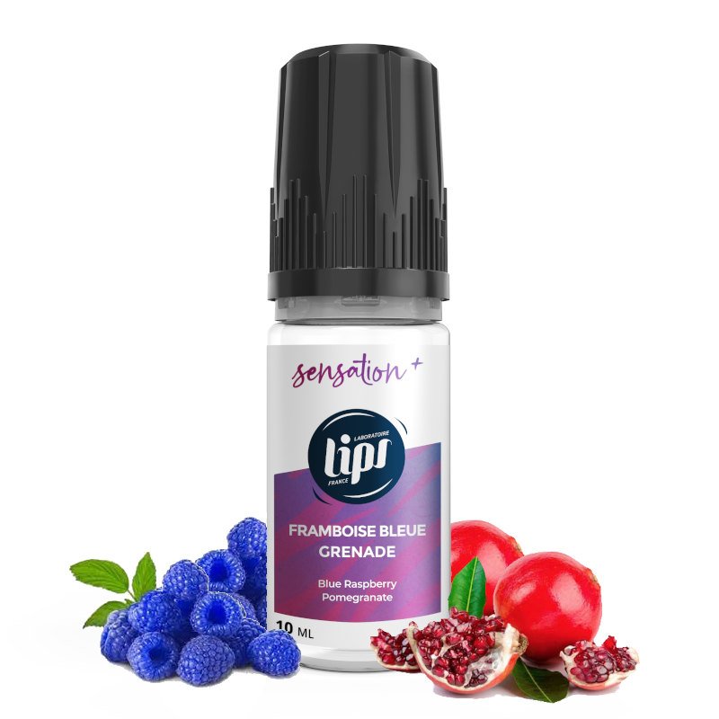 Eliquide Framboise bleue Grenade Lips Sensation + 10 ml Eliquide Framboise bleue Grenade Lips Sensation + 10 ml