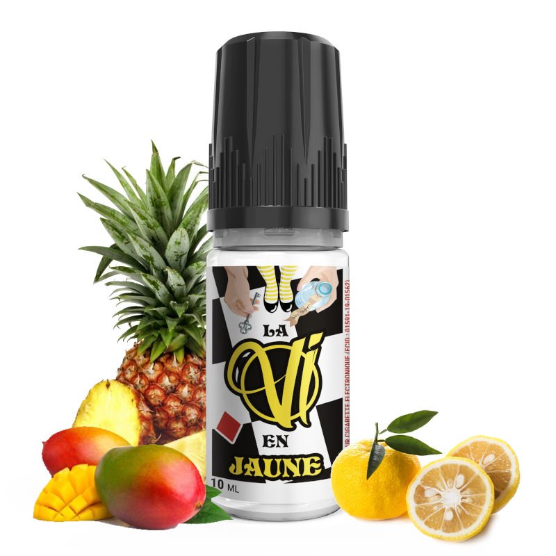 Eliquide La VI en Jaune Vape Institut 10 ml Eliquide La VI en Jaune Vape Institut 10 ml