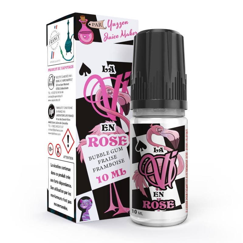 Eliquide La VI en Rose Vape Institut 10 ml Evape