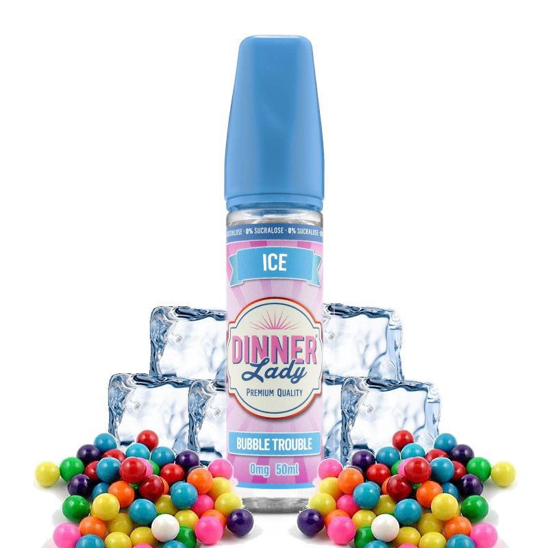 Eliquide Ice Bubble Trouble Dinner Lady 50 ml Eliquide Ice Bubble Trouble Dinner Lady 50 ml