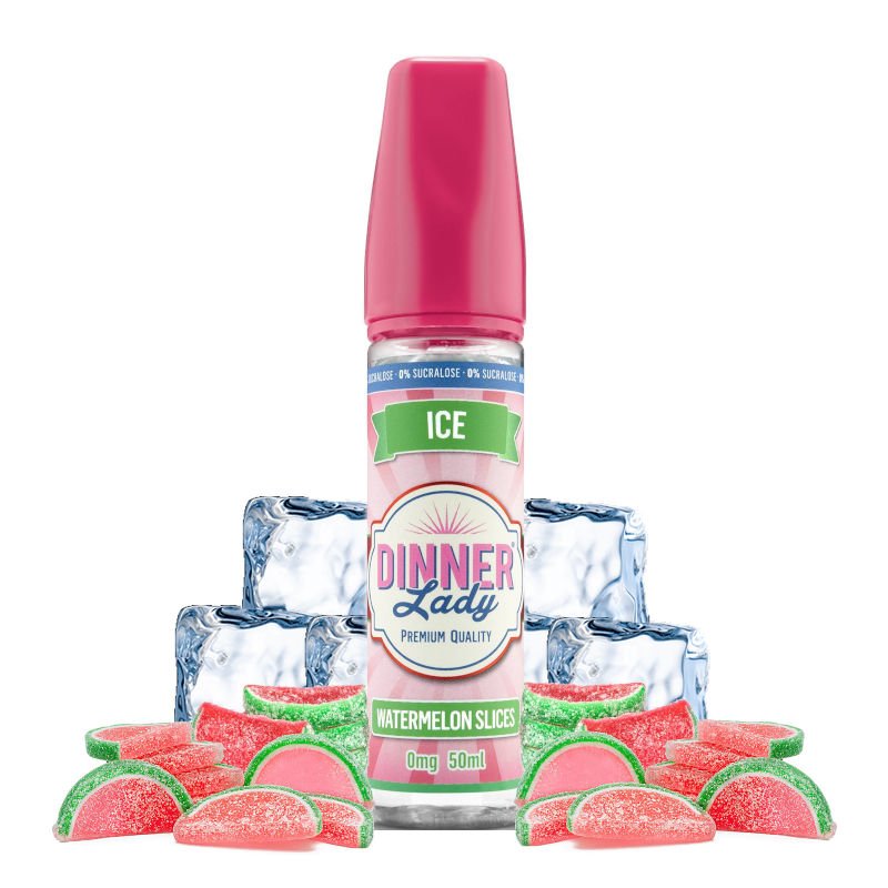 Eliquide Ice Watermelon Slices Dinner Lady 50 ml Eliquide Ice Watermelon Slices Dinner Lady 50 ml