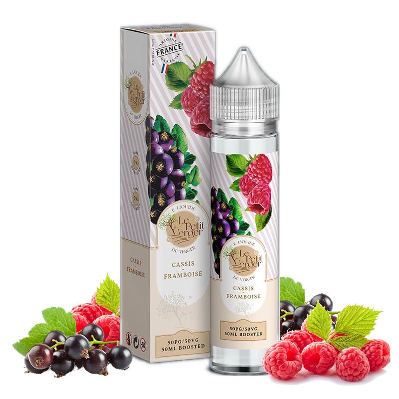 Eliquide Cassis Framboise Le Petit Verger 50 ml Eliquide Cassis Framboise Le Petit Verger 50 ml