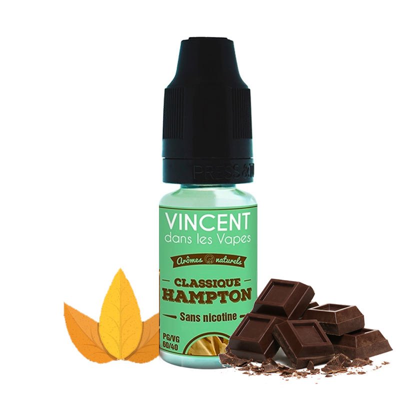 Eliquide Classic Hampton Vincent Dans Les Vapes (VDLV) 10 ml Eliquide Classic Hampton Vincent Dans Les Vapes (VDLV) 10 ml