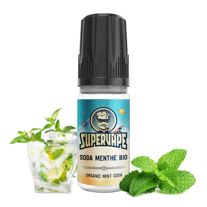 Arôme concentré Soda Menthe Bio Supervape pour e-liquide DIY Arôme concentré Soda Menthe Bio Supervape pour e-liquide DIY