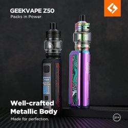 Kit Z50 GeekVape robuste et élégant