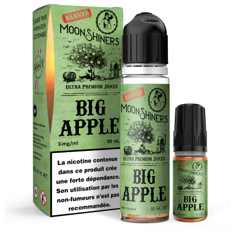 E-liquide Big Apple Moonshiners par Lips 60 ml