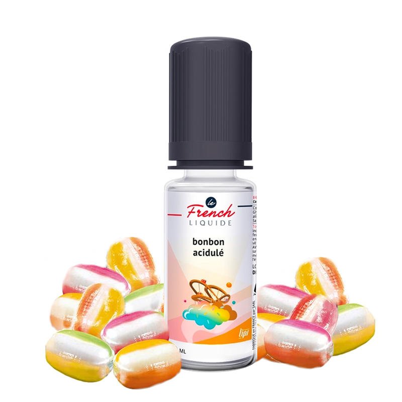 Eliquide Bonbon Acidulé Le French Liquide 10 ml Eliquide Bonbon Acidulé Le French Liquide 10 ml