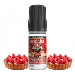 Eliquide Crazy Tarte aux fraises Guys & Bull Mukk Mukk - Sel de nicotine