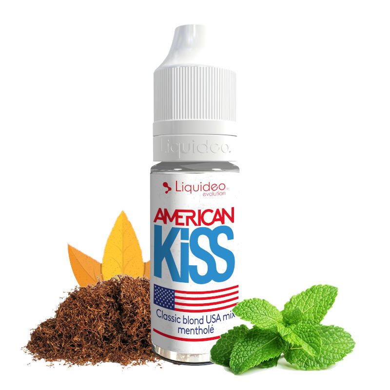 E-liquide American Kiss Liquideo 10 ml