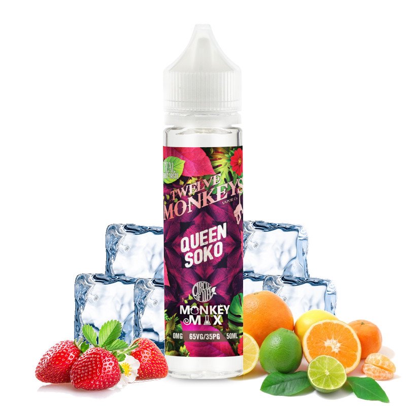 E-liquide Queen Soko Circle of life Twelve Monkeys 50ml