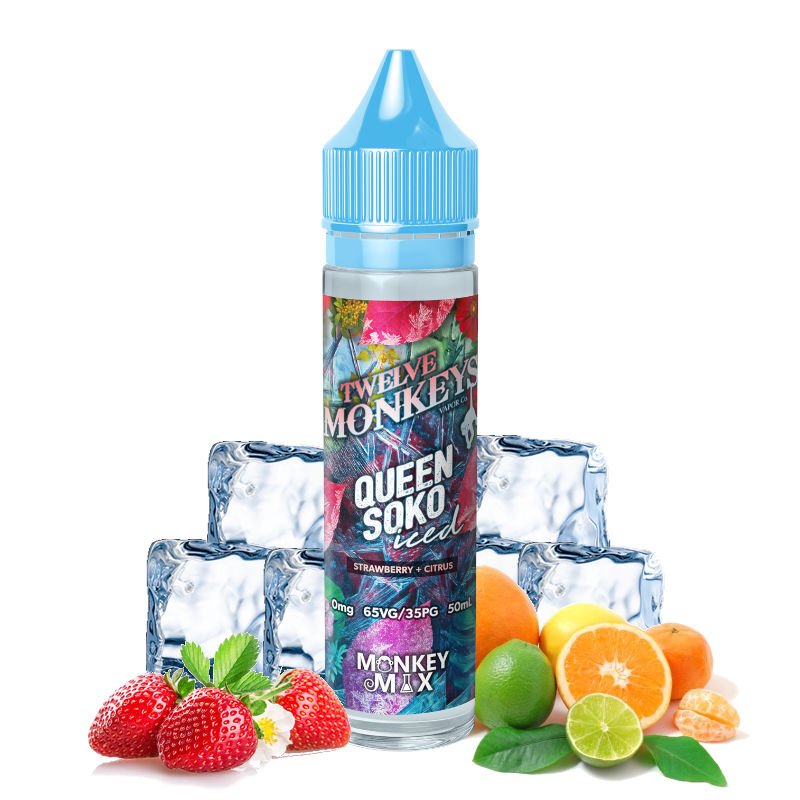 E-liquide Queen Soko Iced Circle of life Twelve Monkeys 50ml E-liquide Queen Soko Iced Circle of life Twelve Monkeys 50ml