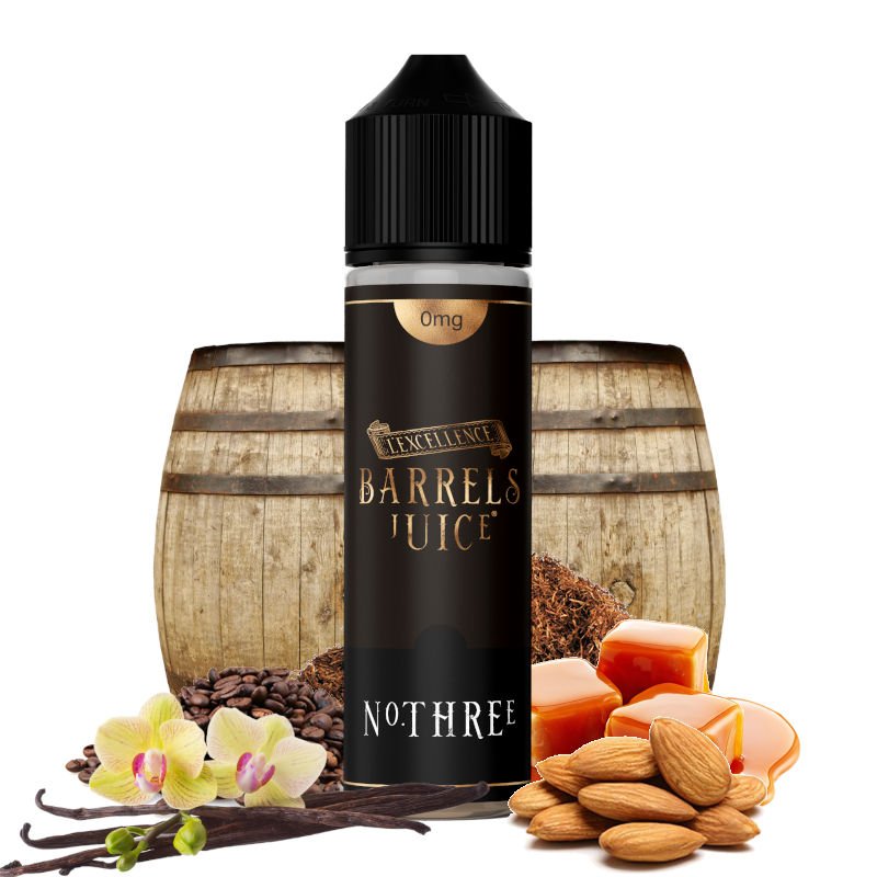 E-liquide Number Three Barrels Juice 50 ml E-liquide Number Three Barrels Juice 50 ml