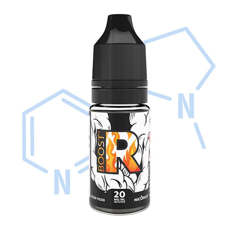 Fiole 10ml booster de nicotine Boost'R 20mg Nicofast Fiole 10ml booster de nicotine Boost'R 20mg Nicofast