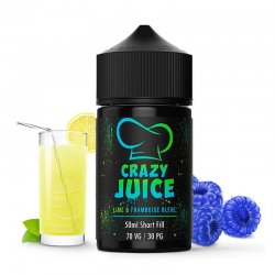 E-liquide Lime & framboise bleue Crazy juice by Mukk Mukk